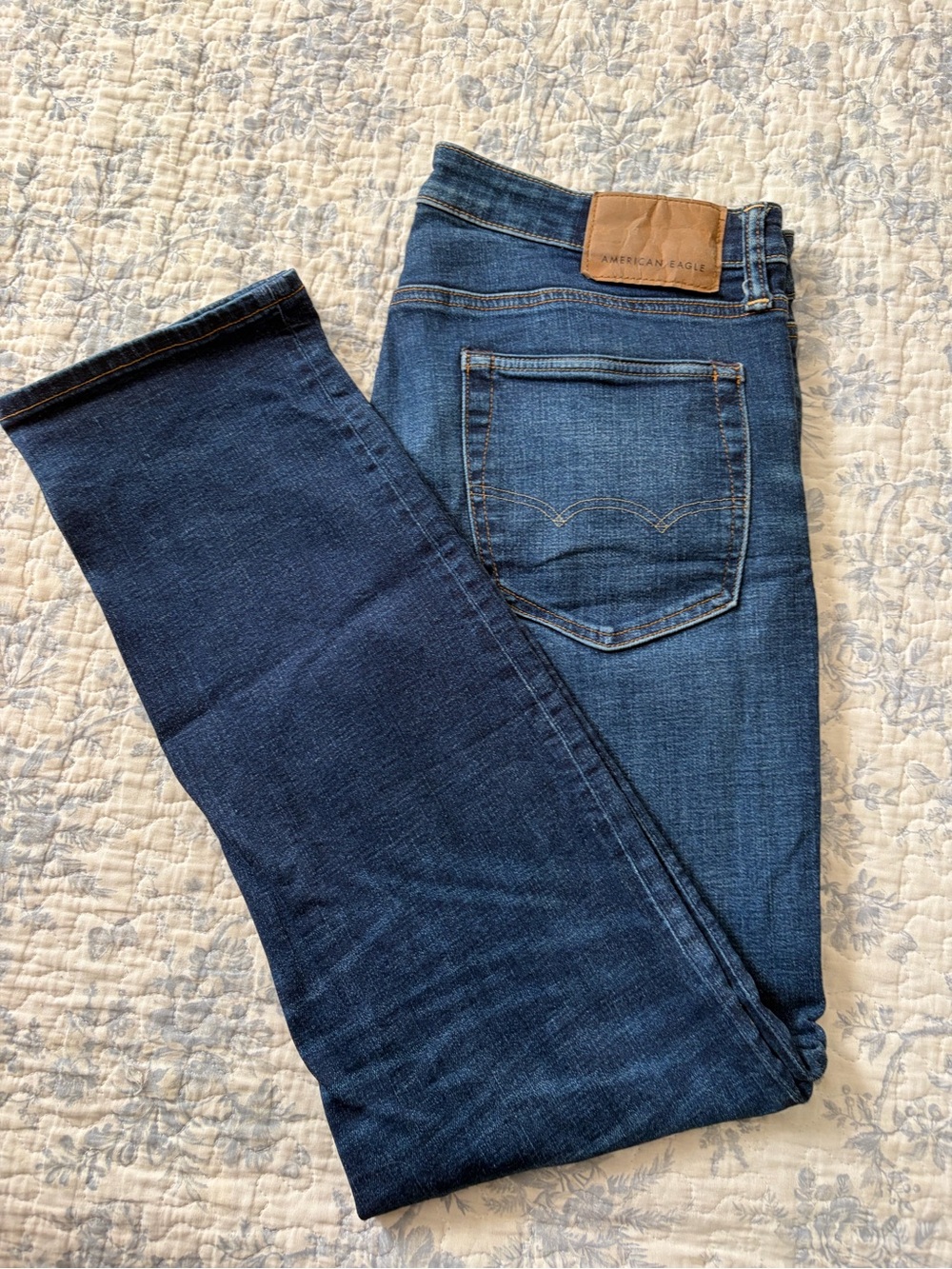 American Eagle Outfitters Men's 32x32 Indigo Original Straight Jeans